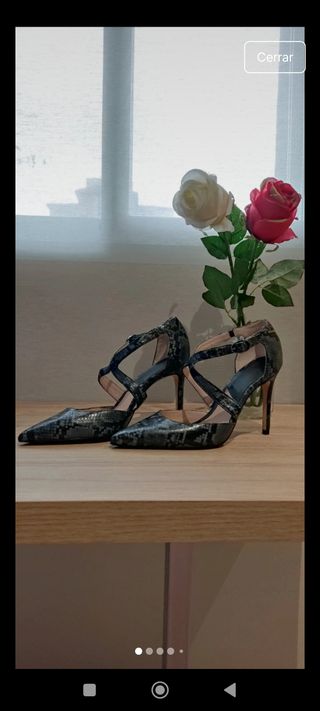 Zapato tacón Mango serpiente 37