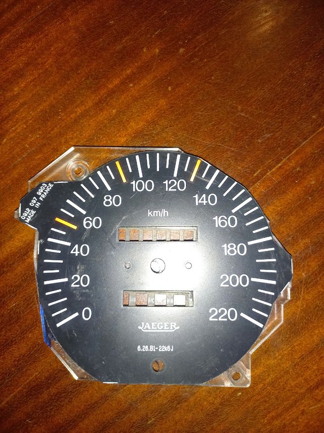 Citroën ax gti speedometer