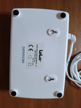 Intercomunicador inalámbrico LeLux modelo 721