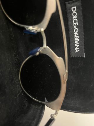 Gafas Dior espejo plata-azules