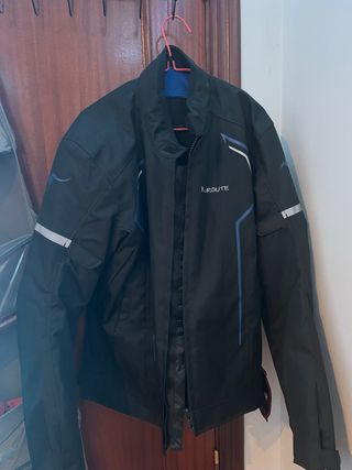 Chaqueta moto KangRoute negra