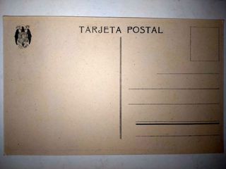 Postal Antigua Falange periódico Levante años 40.