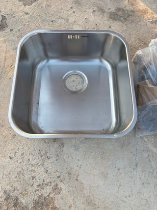 Pila acero inox nueva