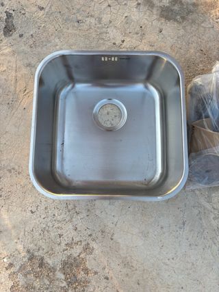 Pila acero inox nueva