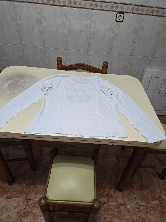 Camiseta Inside blanca manga larga XL