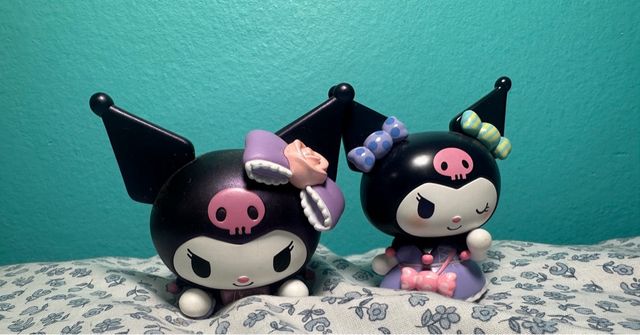 2 Figuras Kuromi Kawaii