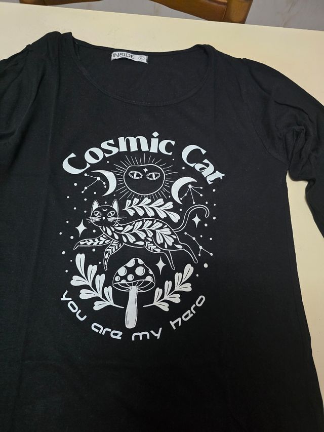 Camiseta Inside negra - XL