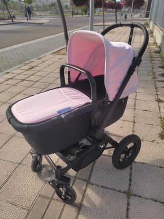 Cochecito Duo Borsino Baby Rosa