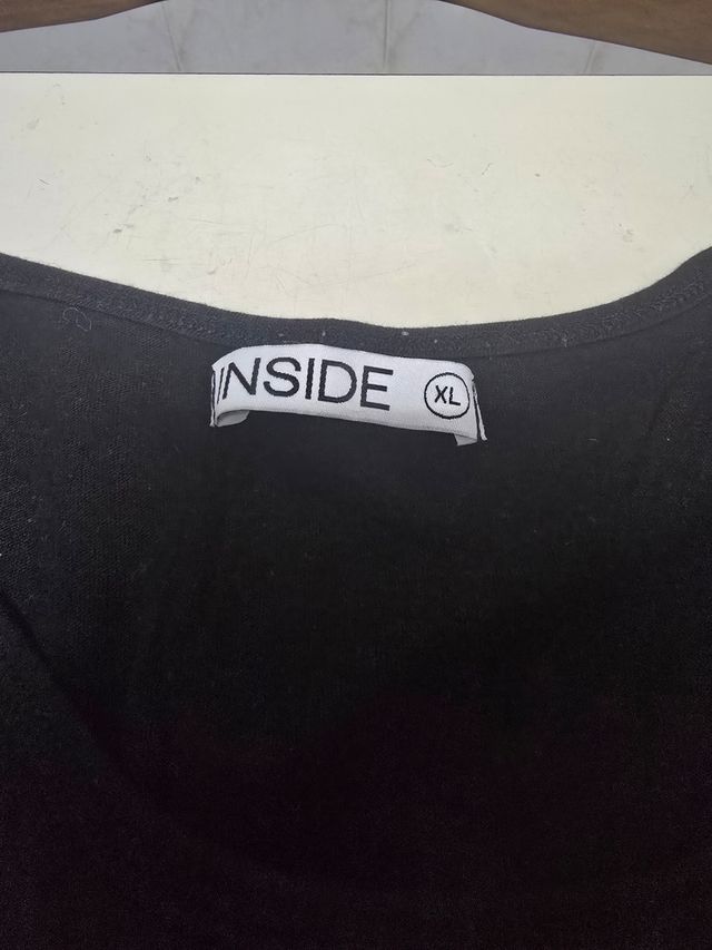 Camiseta Inside negra - Talla XL