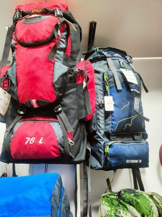 Mochilas 🎒 de 70 L impermeable para el camping 🏕