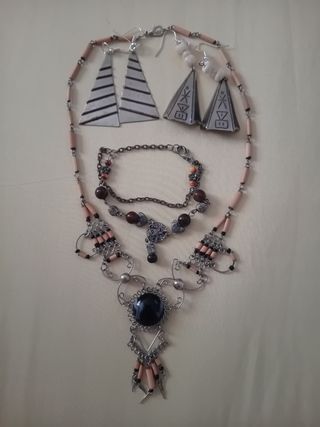 Set boho-chic anni 80 6pz