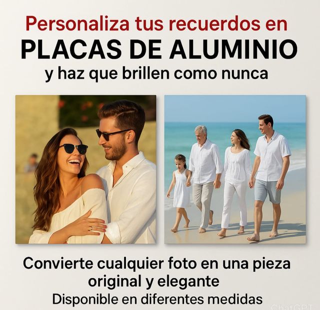 Placa metálica personalizada