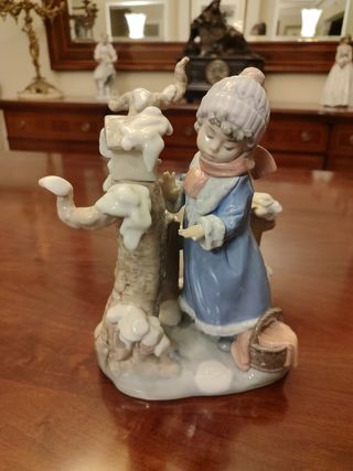 Figura Lladró "Niña de Invierno"