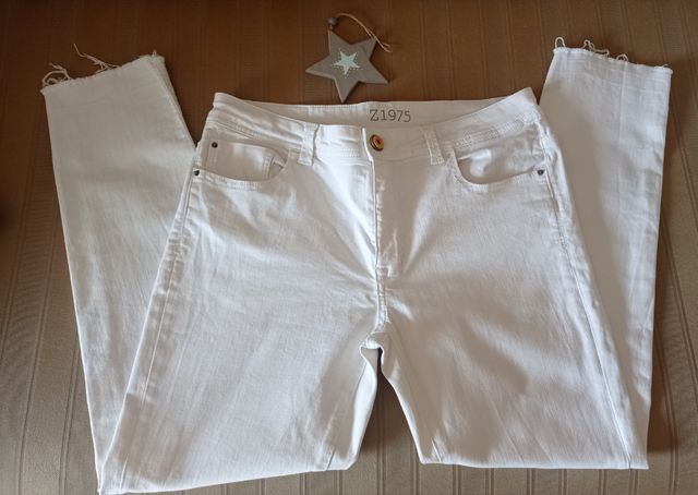 Jeans Zara bianchi tg 42 europea