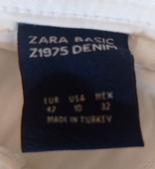 Jeans Zara bianchi tg 42 europea