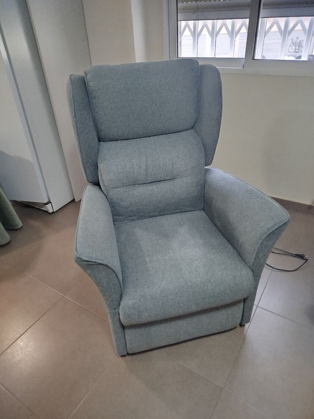 Sillón relax eléctrico gris