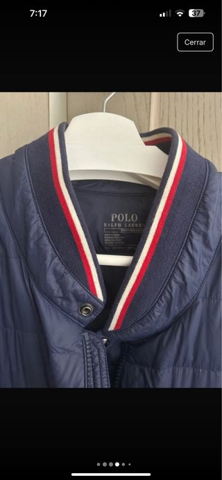 Chaqueta Polo Ralph Lauren 3XB tallas grandes.