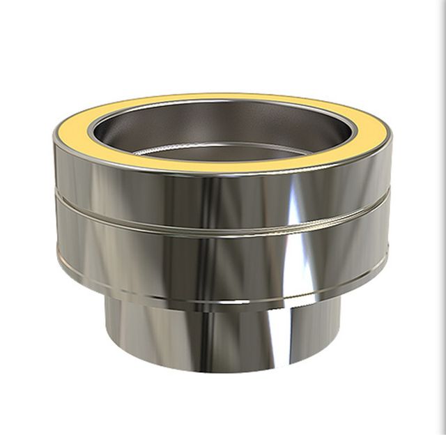 Adaptador doble 300 inox DW-ECO