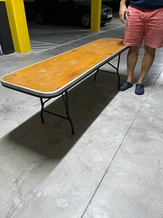 Mesa plegable infantil - práctica