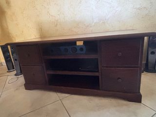Mobile TV legno scuro