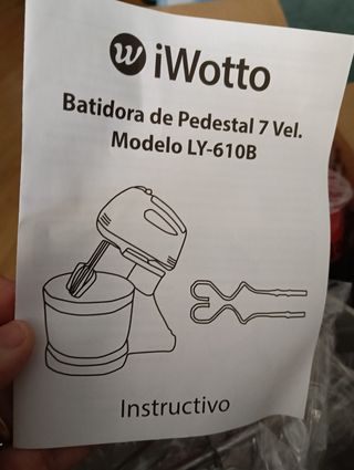 Batidora de pedestal iWotto - Roja
