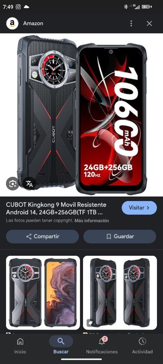CUBOT KingKong 9 - 24GB+256GB