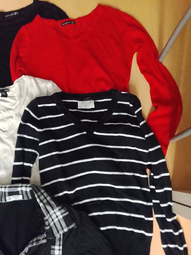 8 Jerséis rayas blanco-negro