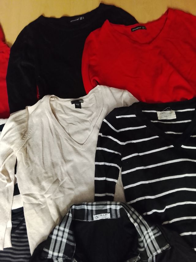 8 Jerséis rayas blanco-negro