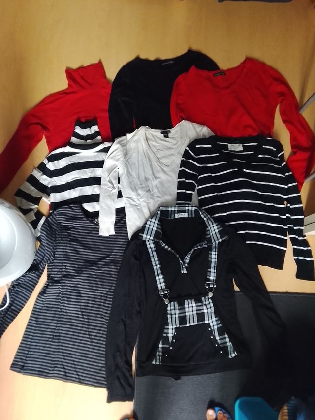 8 Jerséis rayas blanco-negro