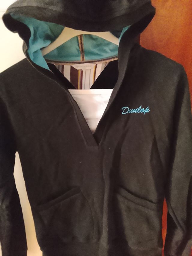 Sudadera Dunlop niño capucha