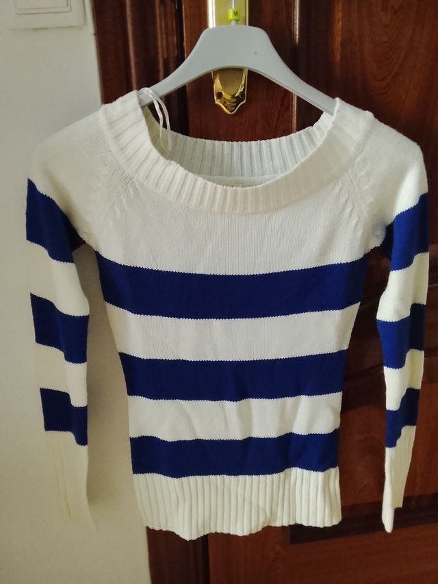 Jersey rayas azul-blanco