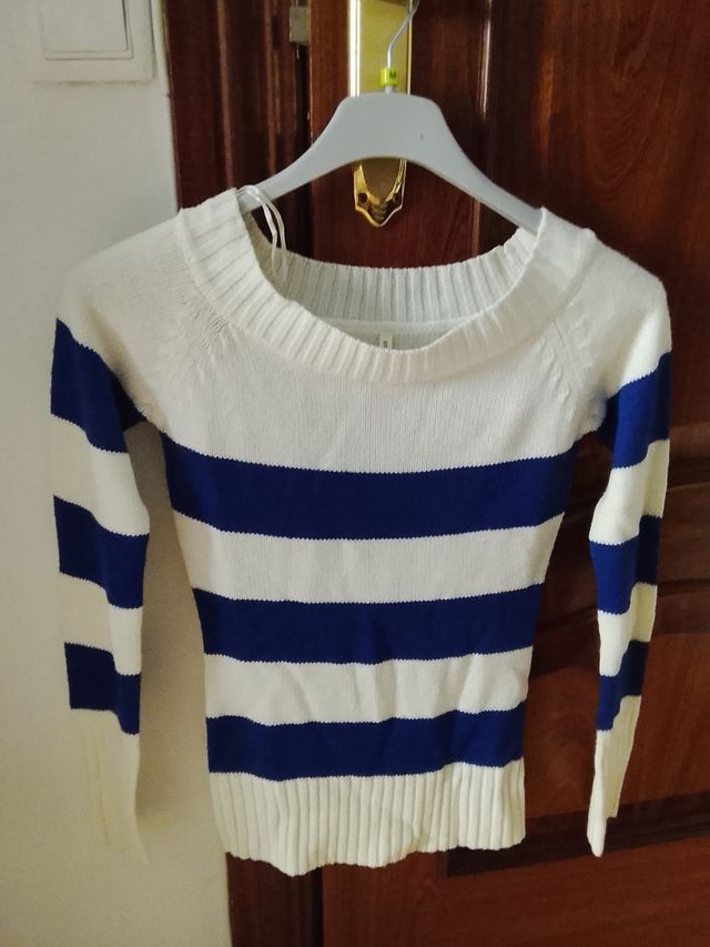 Jersey rayas azul-blanco