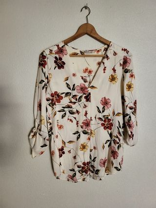 Blusa floral - Talla M