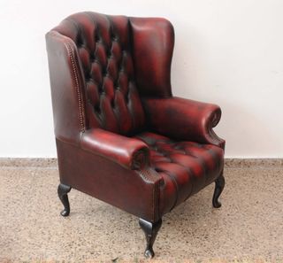 Butaca UK Chester “Queen Anne” con Reposapiés