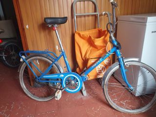 Bicicleta BH azul vintage