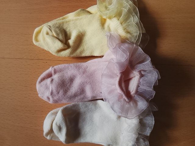 5 calcetines bebé niña talla 18-20