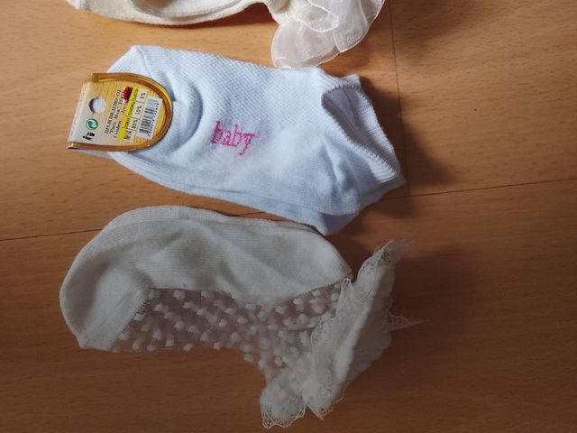 5 calcetines bebé niña talla 18-20