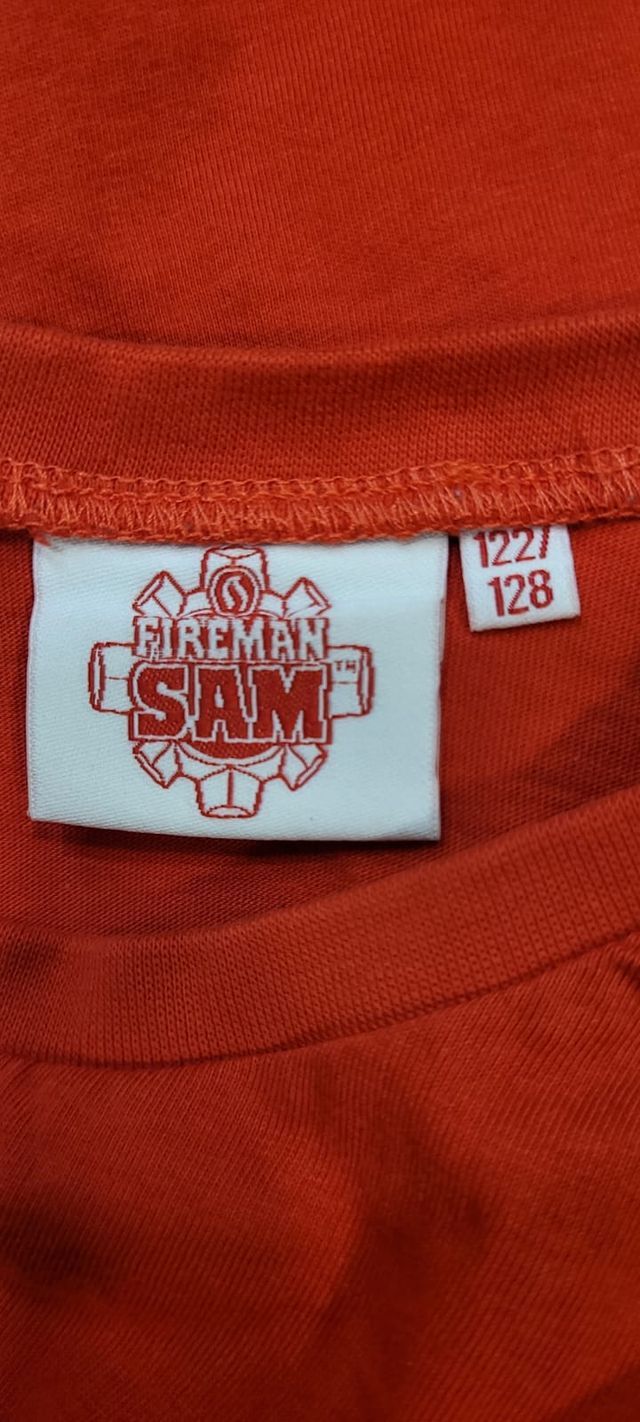 Camiseta de Fireman Sam nueva talla 7-8 años