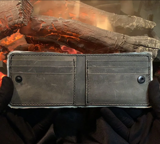 Cartera hecha a mano