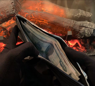 Cartera hecha a mano