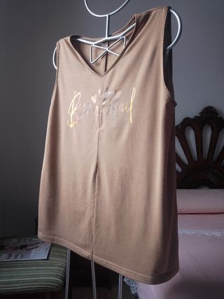 Top beige - Talla L