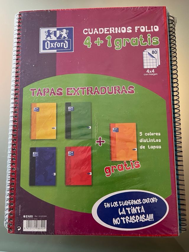 Cuaderno Oxford espiral