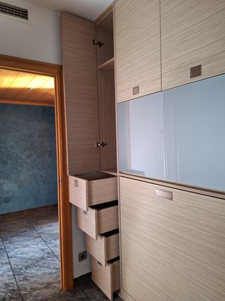 Cama nido plegable - Gris y marrón