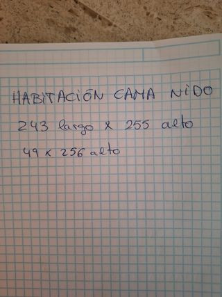 Cama nido plegable - Gris y marrón