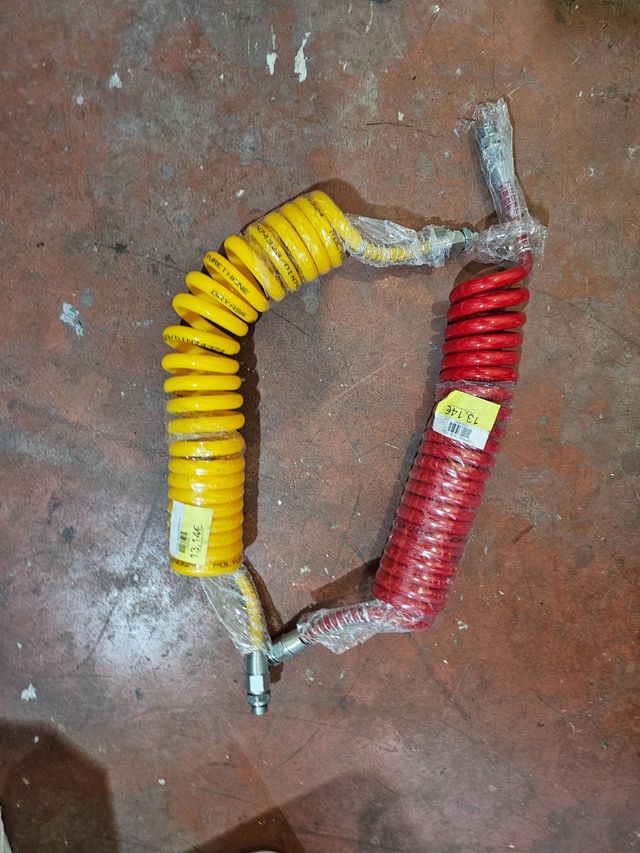 Manguitos espiral aire comprimido