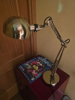 Lámpara Flexo.Acero.Vintage .