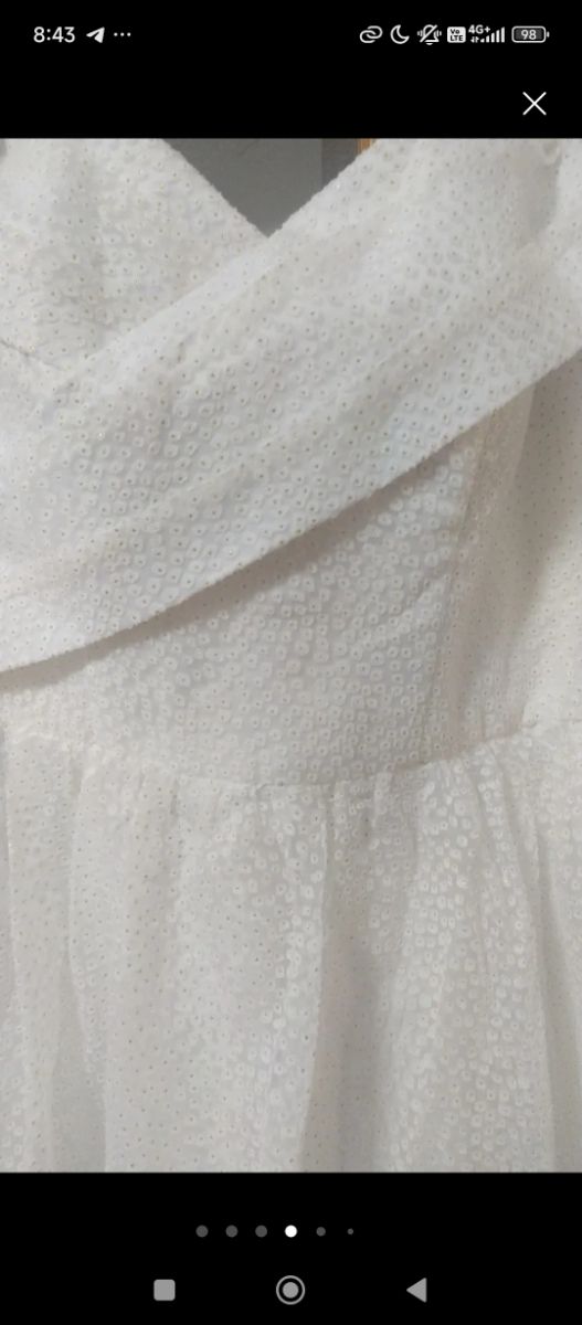 Vestido novia blanco talla 42