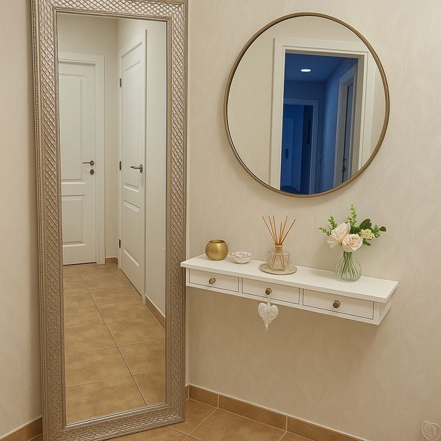 2 specchietti LED+console ricevente