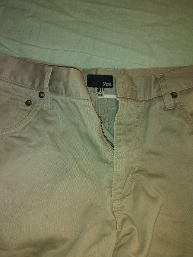 Pantalones beige Esfera L