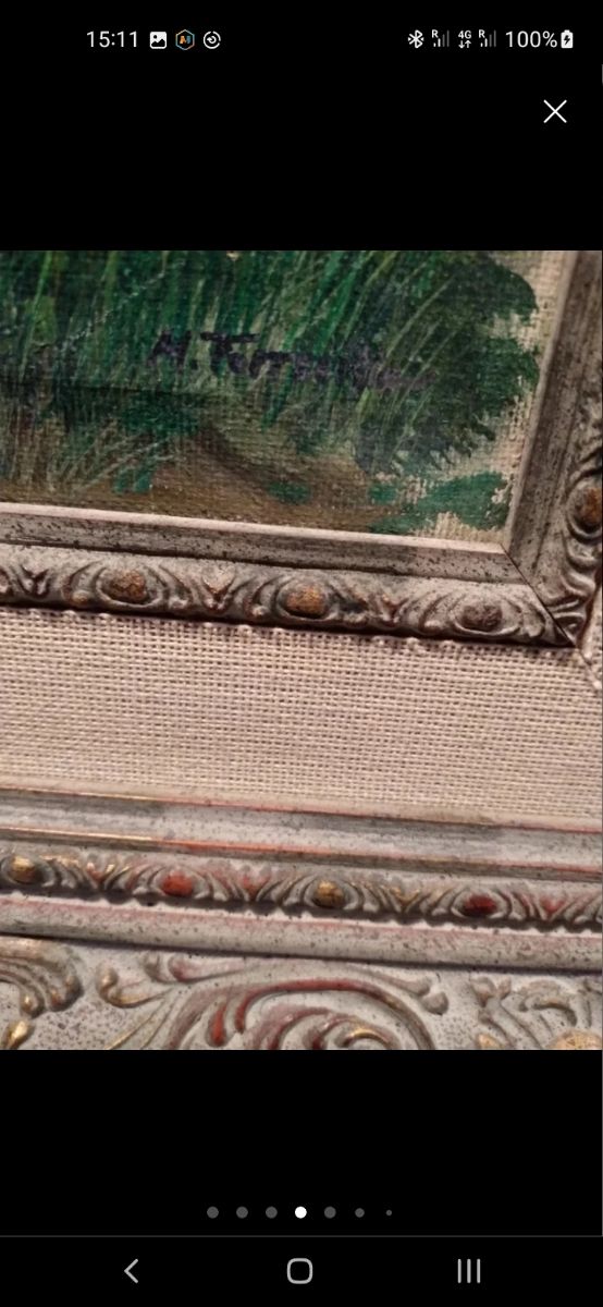 UNA RELIQUIA! Cuadro antiguo original